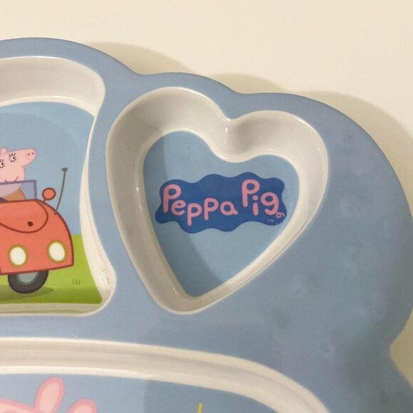 Peppa Pig 3 Section Plate Plastic by Zak! Designs - Picture 4 of 13
